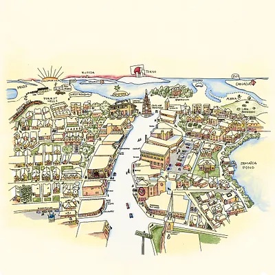 Jamaica Plain view of the world