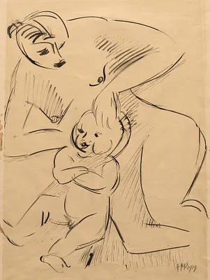 Mother and Child (recto)