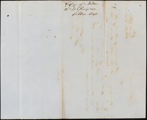 David Pingree to George Coffin, 13 November 1845