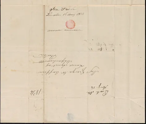 Ira Fish to George Coffin, 13 August 1838