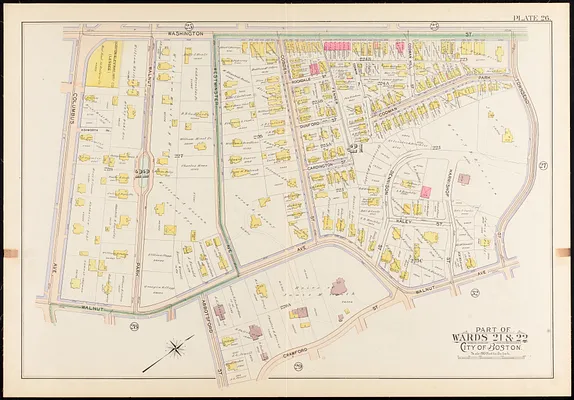 Atlas of the city of Boston, Roxbury