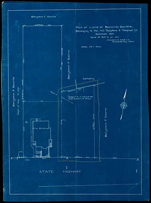 Plan of land at Buzzards Bay, Mass., belonging to the N.E. Telephone & Telegraph Co.