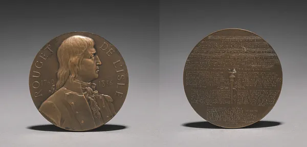 Medal of Claude Joseph Rouget de L'Isle (1760-1836)