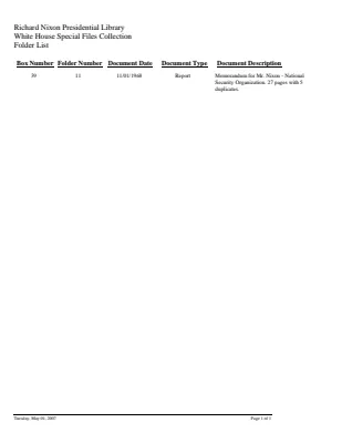 WHSF: Returned, 39-11