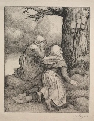 Bowing before the Tree (L'arbre de salut)