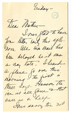 Letter from Bess W. Truman to Madge Gates Wallace