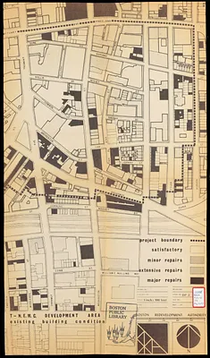T-N.E.M.C. development area existing building condition
