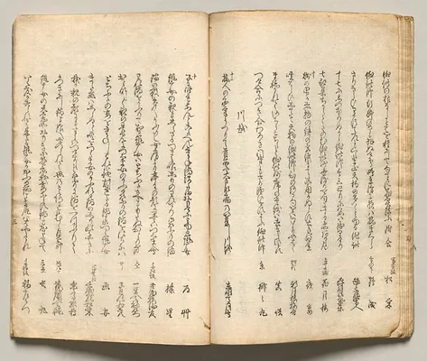 Spread Eleven from Volume Seven of People of Japan in Light Verse (Kyōka)
