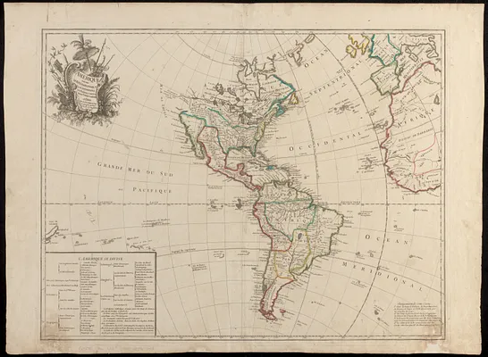 L'Amérique suivant le R.P. Charlevoix Jte, Mr. de La Condamine et plusieurs autres nouvle. observations