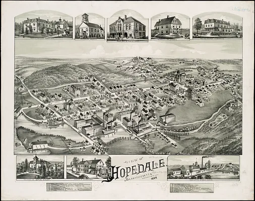View of Hopedale, Massachusetts