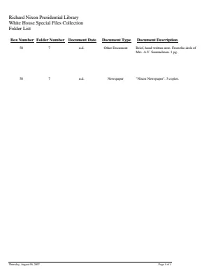 WHSF: Returned, 58-7