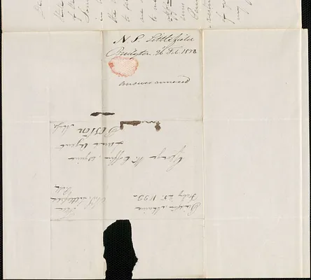 N.P. Littlefield to George Coffin, 26 February 1833