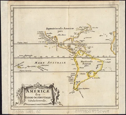 Americae sive Indiae Occidentalis