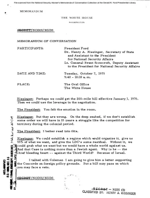 October 7, 1975 - Ford, Kissinger