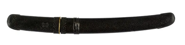 Small dagger (aikuchi) with lacquer and mother-of-pearl dust saya and silver mounts (includes 51.1275.1)
