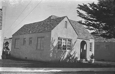 Photograph of Early 20th Century Stucco House