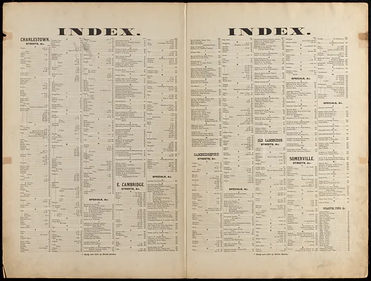 Insurance maps of Boston volume 4 : comprising portions of Charlestown, East Cambridge, Cambridge Port, Old Cambridge & Somerville