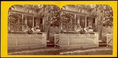 Group portrait on the porch
