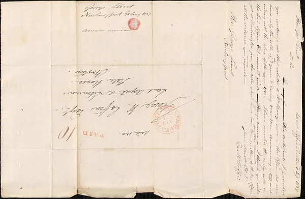 George Lunt to George Coffin, 21 August 1837