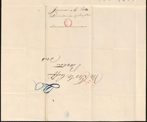 James A. Ide to George Coffin, 17 August 1840