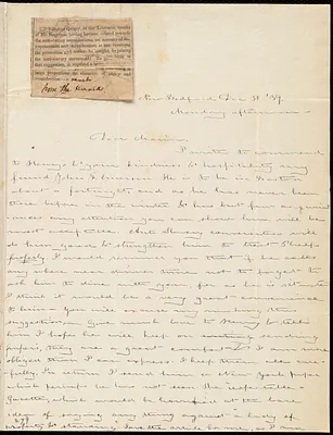 Letter from Debora Weston, New Bedford, [Mass.], to Maria Weston Chapman, Dec. 30, '39, Monday afternoon