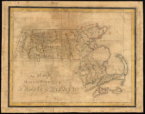 A map of Massachusetts