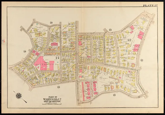 Atlas of the city of Boston, Roxbury
