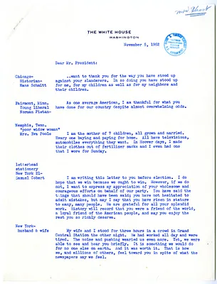 Memorandum from Beth Campbell Short to President Harry S. Truman