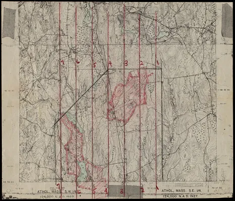 Topographic Maps of the Athol Quads
