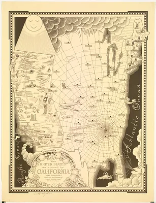 The United States as viewed by California (very unofficial)