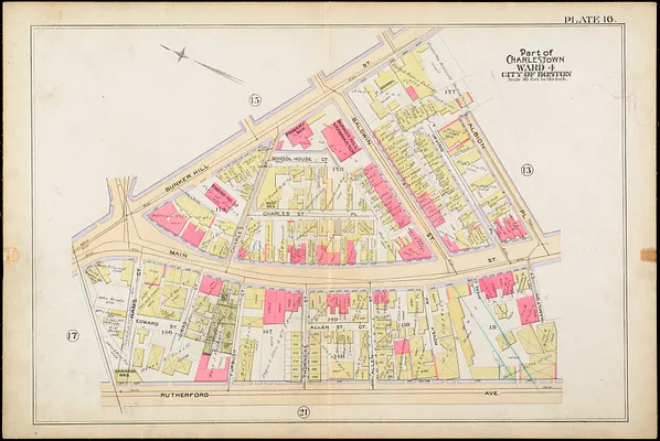 Atlas of the city of Boston : Charlestown