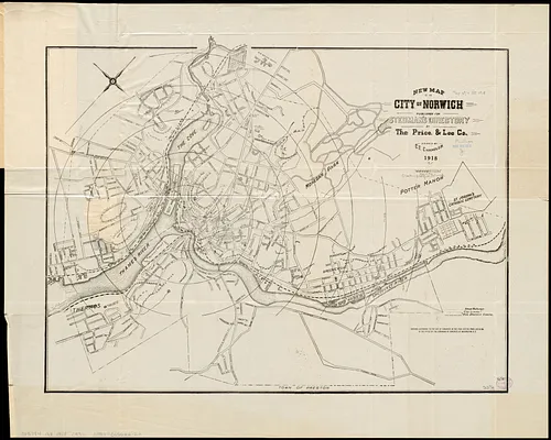 New map of the city of Norwich