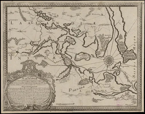 Ichnographia Nakscoviae muniti Laalandiae oppidi, ut et stationum ac operum quibus primum a Regni Archithalasso, Illustriss: Dn. Com. Wrangelio obsessa et oppugnata, tandem ab Illustriss. Dn. Campi Marescallo Com. Steenbockio ad deditionem coacta fuit d. 16. Iulij Ao. 1659