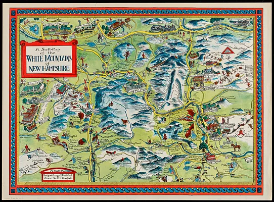 A Scott-Map of the White Mountains of New Hampshire