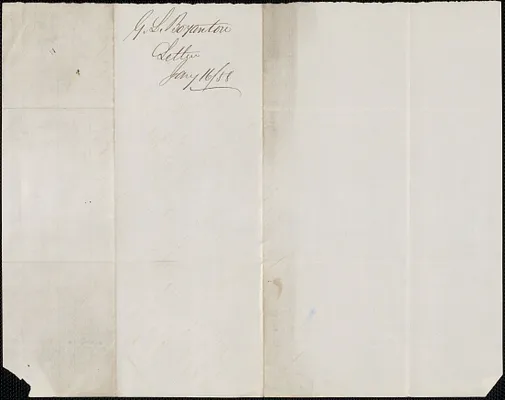 G. L. Boynton to W. A. Harrington, 16 January 1858