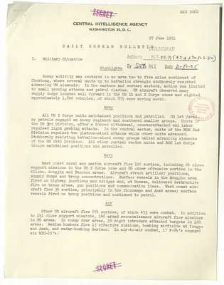 Memorandum, Daily Korean Bulletin