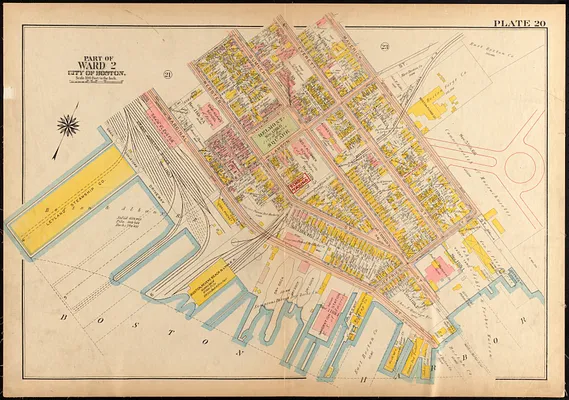 Atlas of the city of Boston, Charlestown and East Boston