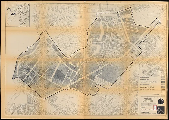 Fenway urban renewal area Massachusetts