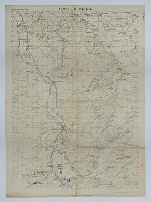 Map of 35th Division Positions and Movement Around St. Mihiel