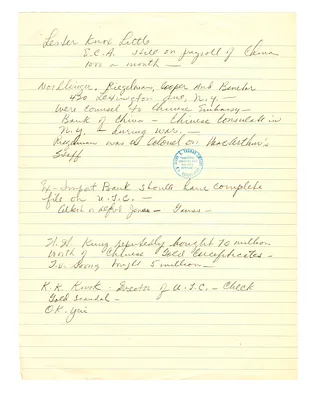 Handwritten Notes
