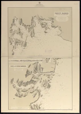 Newfoundland, east coast, harbors in Trinity Bay