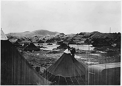 Typical living area at Adak Island