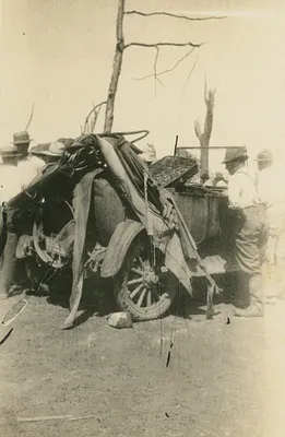 Tornado Damage Cleanup at Knoop Farm, 1938