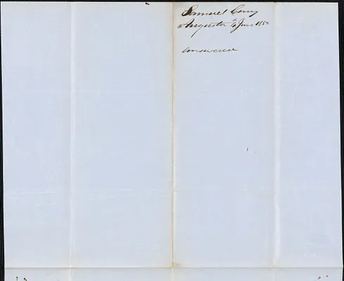 Samuel Cony to George Coffin, 4 June 1850