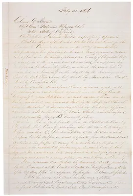 Petition by James Hicks for Land