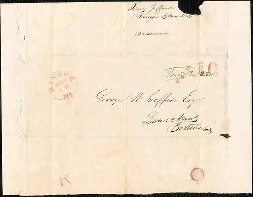 Ivory Jefferds to George Coffin, 17 November 1847