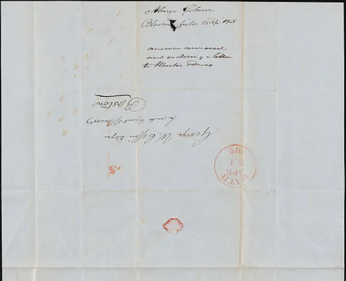 Abner Coburn to George Coffin, 28 April 1848