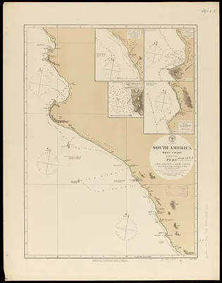 South America, west coast, sheet 15, Peru, Chicama Riv. to Port Payta