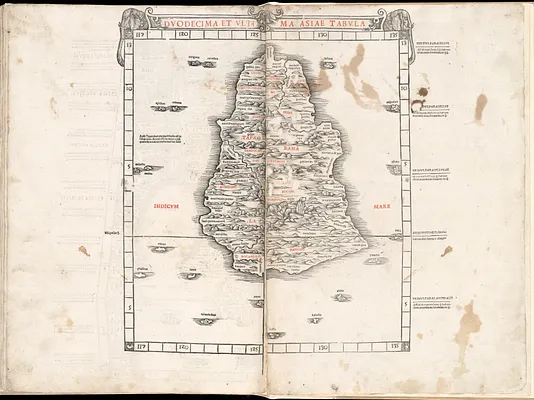Duodecima Asiae tabula