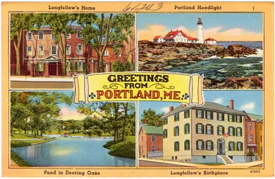 Greetings from Portland, Me.